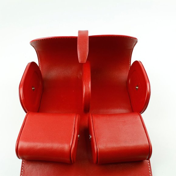 Goyard Goyardine Red Watch Case - Picture 12 of 16